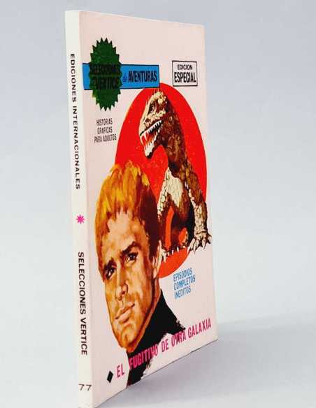 DE KIOSCO SELECCIONES VERTICE DE AVENTURAS 77 EL FUGITIVO DE OTRA GALAXIA SUSTITUYE TACO