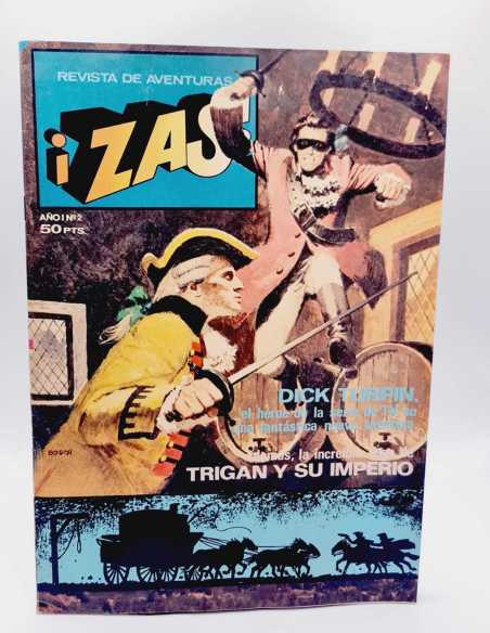 EXCELENTE ESTADO ZAS 2 AÑO I BRUGUERA DICK TURPIN - TRIGAN Y SU IMPERIO