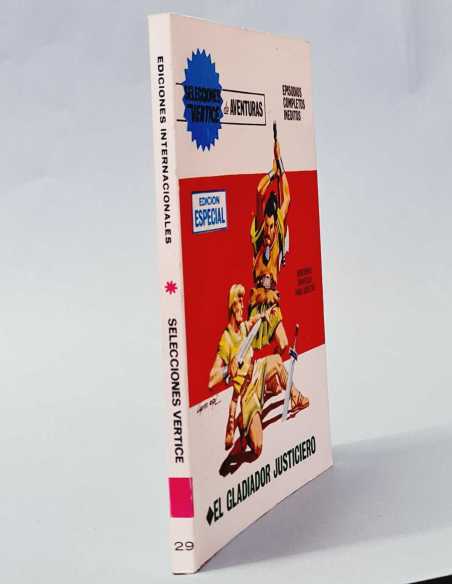 DE KIOSCO SELECCIONES VERTICE DE AVENTURAS 29 EL GLADIADOR JUSTICIERO TACO
