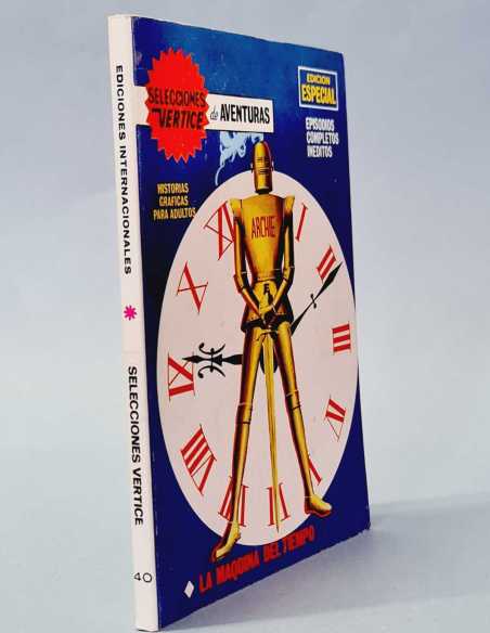 EXCELENTE ESTADO SELECCIONES VERTICE DE AVENTURAS 40 LA MÁQUINA DEL TIEMPO TACO