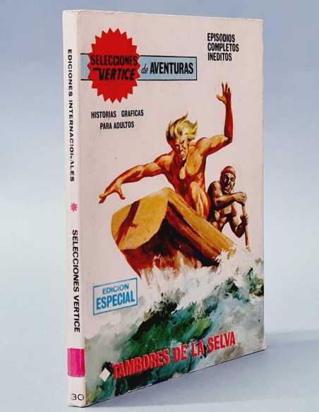 CASI EXCELENTE ESTADO SELECCIONES VERTICE DE AVENTURAS 30 TAMBORES DE LA SELVA TACO