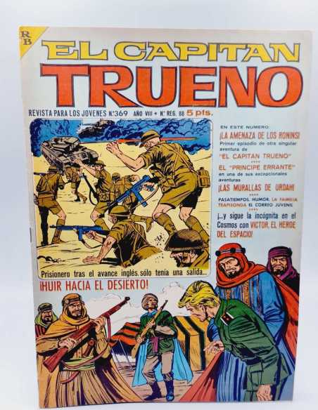 EXCELENTE ESTADO EL CAPITAN TRUENO 369 GRAPA BRUGUERA