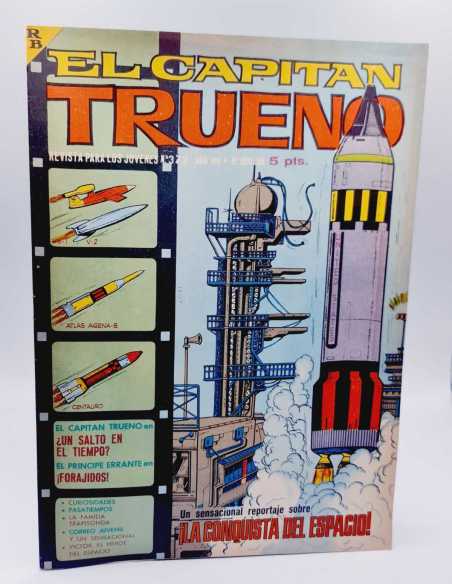 EXCELENTE ESTADO EL CAPITAN TRUENO 363 LA CONQUISTA DEL ESPACIO BRUGUERA GRAPA