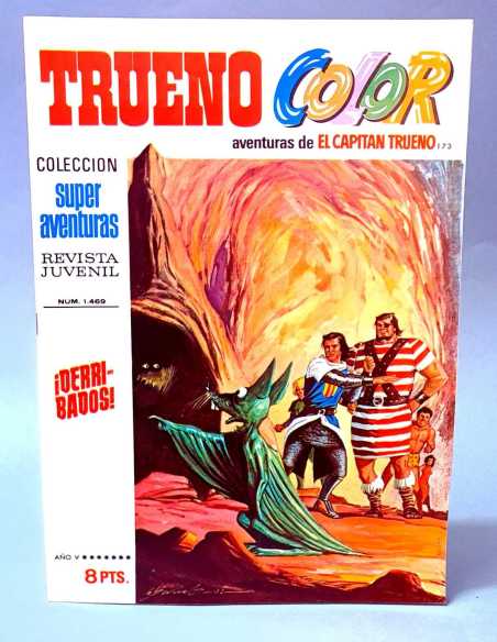 DE KIOSCO EL CAPITAN TRUENO COLOR 173 DERRIBADOS 1469 GRAPA BRUGUERA