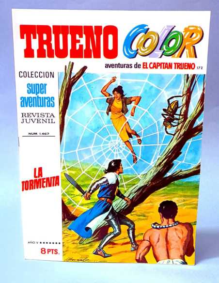 DE KIOSCO EL CAPITAN TRUENO COLOR 172 LA TORMENTA 1467 GRAPA BRUGUERA