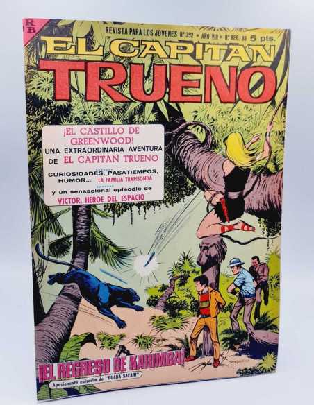 EXCELENTE ESTADO EL CAPITAN TRUENO 392 GRAPA BRUGUERA