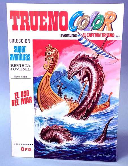 DE KIOSCO EL CAPITAN TRUENO COLOR 165 EL OSO DEL MAR 1453 GRAPA BRUGUERA