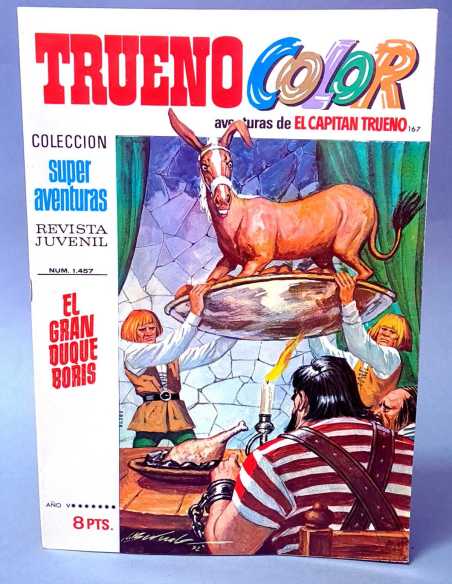 DE KIOSCO EL CAPITAN TRUENO COLOR 167 EL GRAN DUQUE BORIS 1457 GRAPA BRUGUERA