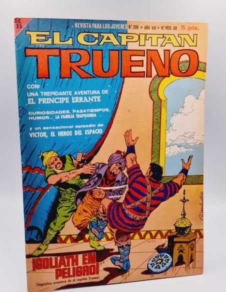 EXCELENTE ESTADO EL CAPITAN TRUENO 398 GRAPA BRUGUERA