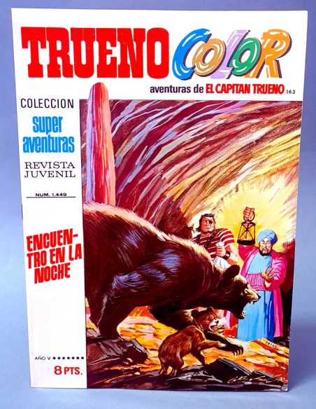 DE KIOSCO EL CAPITAN TRUENO COLOR 163 ENCUENTRO EN LA NOCHE 1449 GRAPA BRUGUERA