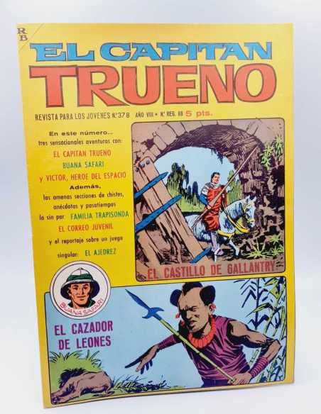 EXCELENTE ESTADO EL CAPITAN TRUENO 378 GRAPA BRUGUERA