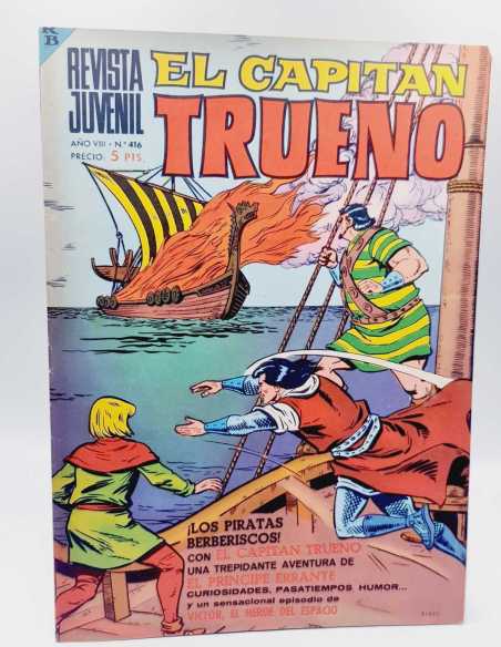 EXCELENTE ESTADO EL CAPITAN TRUENO 416 GRAPA BRUGUERA