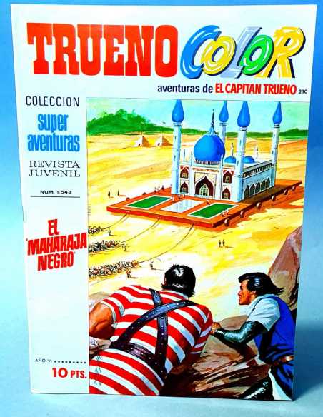 DE KIOSCO EL CAPITAN TRUENO COLOR 210 EL MAHARAJA 1543 GRAPA BRUGUERA