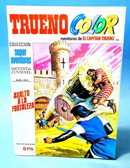 DE KIOSCO EL CAPITAN TRUENO COLOR 196 ASALTO A LA FORTALEZA 1515 GRAPA BRUGUERA