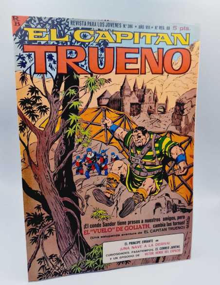 EXCELENTE ESTADO EL CAPITAN TRUENO 386 GRAPA BRUGUERA