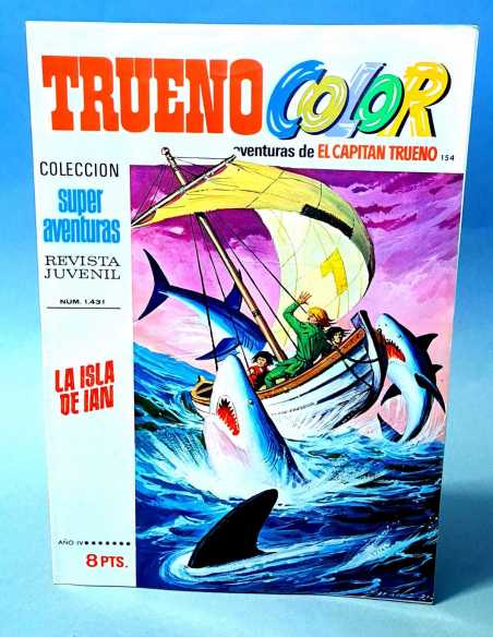 DE KIOSCO EL CAPITAN TRUENO COLOR 154 LA ISLA DE IAN 1431 GRAPA BRUGUERA