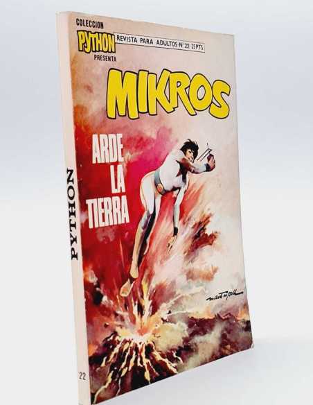 CASI EXCELENTE ESTADO MIKROS 24 ARDE LA TIERRA PYTHON TACO IBERO MUNDIAL