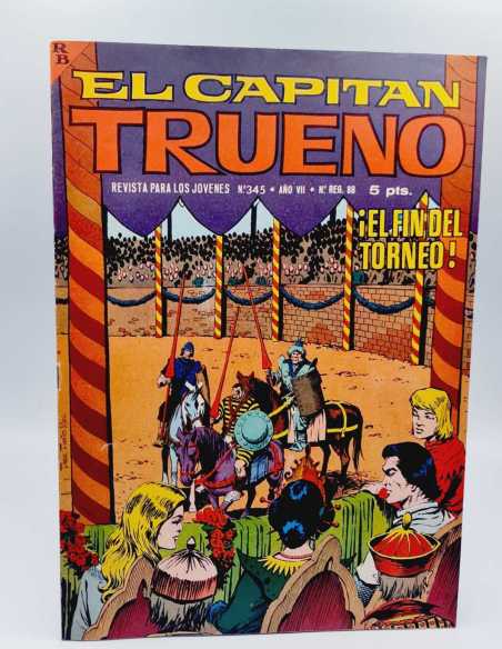 EXCELENTE ESTADO EL CAPITAN TRUENO 345 GRAPA BRUGUERA