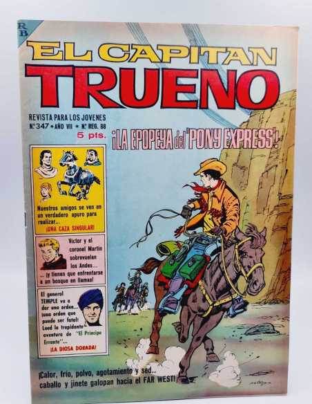 EXCELENTE ESTADO EL CAPITAN TRUENO 347 GRAPA BRUGUERA