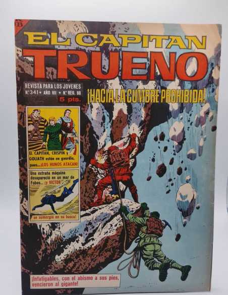 EXCELENTE ESTADO EL CAPITAN TRUENO 341 HACIA LA CUMBRE PERDIDA GRAPA BRUGUERA