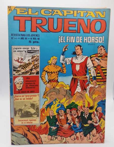 EXCELENTE ESTADO EL CAPITAN TRUENO 342 GRAPA BRUGUERA