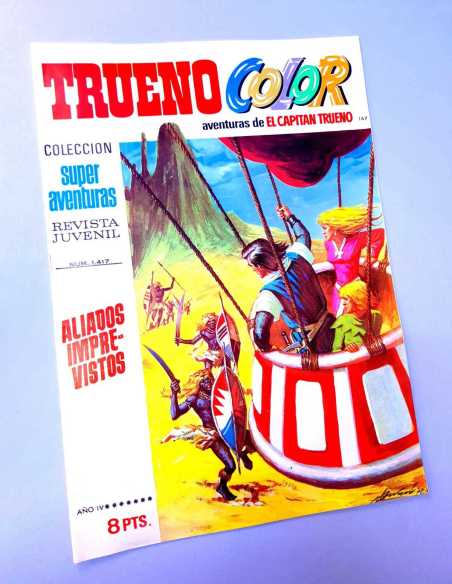 DE KIOSCO EL CAPITAN TRUENO COLOR 147 ALIADOS IMPREVISTOS 1417 GRAPA BRUGUERA