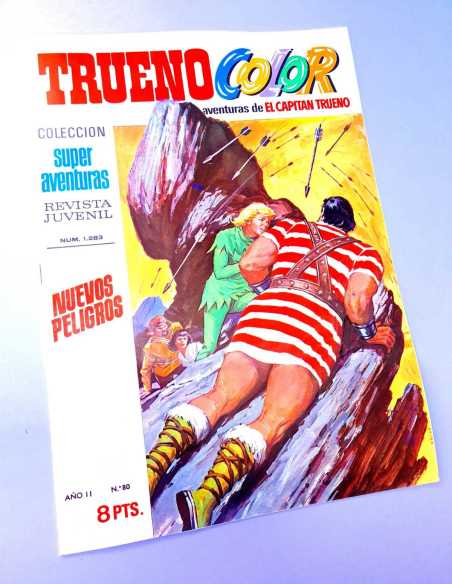 DE KIOSCO EL CAPITAN TRUENO COLOR 80 NUEVOS PELIGROS 1283 GRAPA BRUGUERA