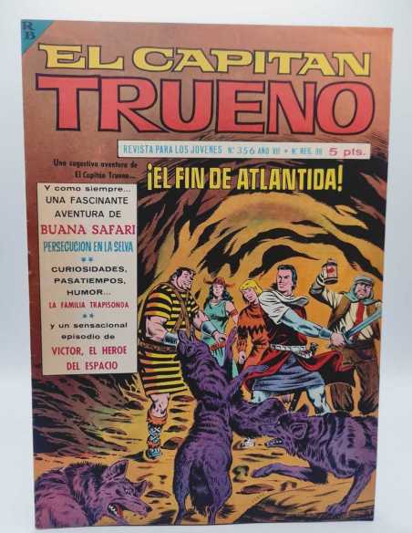 EXCELENTE ESTADO EL CAPITAN TRUENO 356 GRAPA BRUGUERA