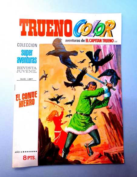 DE KIOSCO EL CAPITAN TRUENO COLOR 117 EL CONDE HIERRO 1357 GRAPA BRUGUERA