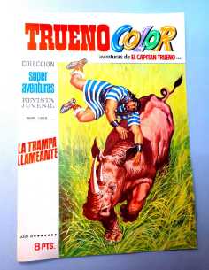 DE KIOSCO EL CAPITAN TRUENO COLOR 120 LA TRAMPA LLAMEANTE...