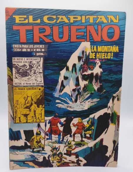 CASI EXCELENTE ESTADO EL CAPITAN TRUENO 336 LA GRAN MONTAÑA DE HIELO GRAPA BRUGUERA