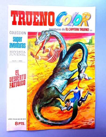 DE KIOSCO EL CAPITAN TRUENO COLOR 133 EL DESIERTO FATIDICO 1389 GRAPA BRUGUERA