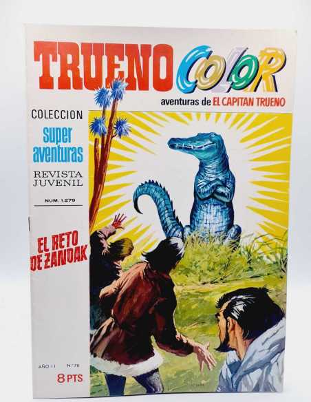 DE KIOSCO EL CAPITAN TRUENO COLOR 78 EL RETO DE ZANDAK 1279 GRAPA BRUGUERA