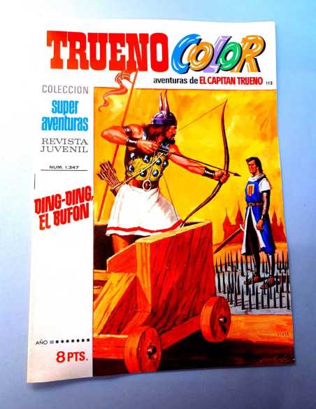 DE KIOSCO EL CAPITAN TRUENO COLOR 112 DING DING EL BUFON 1347 GRAPA BRUGUERA