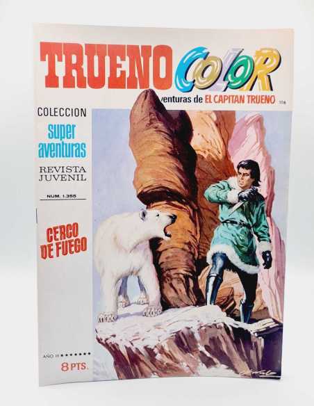 DE KIOSCO EL CAPITAN TRUENO COLOR 116 CERCO DE FUEGO 1355 GRAPA BRUGUERA