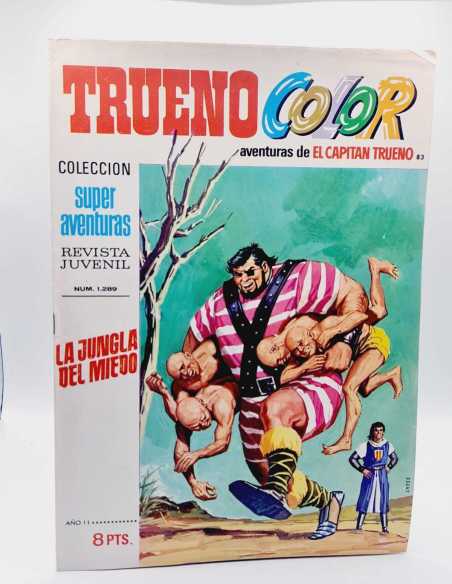 EXCELENTE ESTADO EL CAPITAN TRUENO COLOR 83 LA JUNGLA DEL MIEDO 1289 GRAPA BRUGUERA