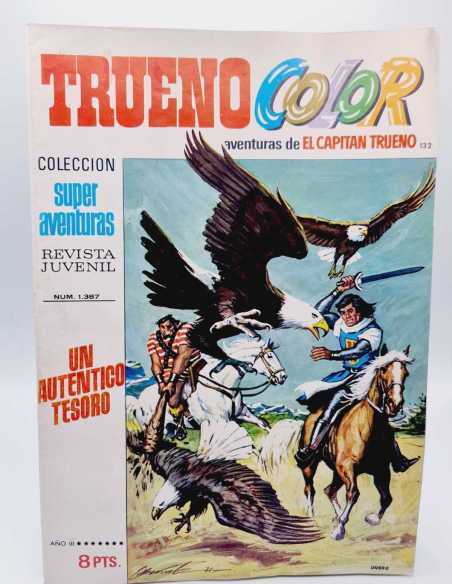 EXCELENTE ESTADO EL CAPITAN TRUENO COLOR 132 UN AUTENTICO 1387 GRAPA BRUGUERA