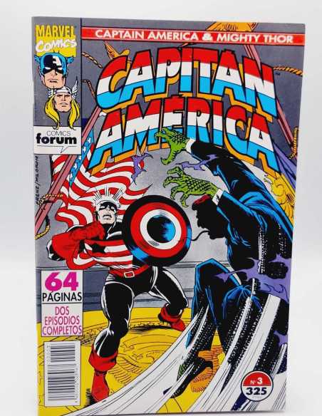 CASI EXCELENTE ESTADO CAPITAN AMERICA Y EL PODEROSO THOR 3 VOL2 FORUM COMICS GRAPA