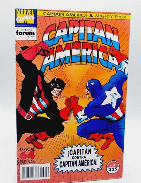 MUY BUEN ESTADO CAPITAN AMERICA Y THOR EL PODEROSO 9 VOL2 FORUM COMICS GRAPA