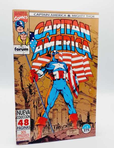 MUY BUEN ESTADO CAPITAN AMERICA Y THOR EL PODEROSO 1 VOL2 FORUM COMICS GRAPA