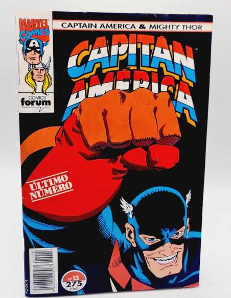 MUY BUEN ESTADO CAPITAN AMERICA Y THOR EL PODEROSO 13 VOL2 FORUM COMICS GRAPA