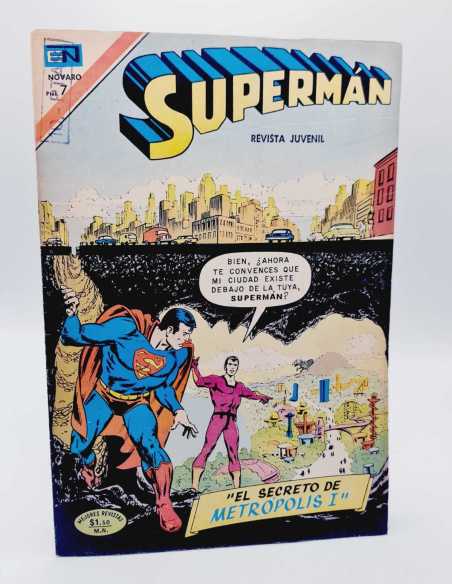 CASI EXCELENTE ESTADO SUPERMAN 939 EL SECRETO DE METROPOLIS I NOVARO GRAPA