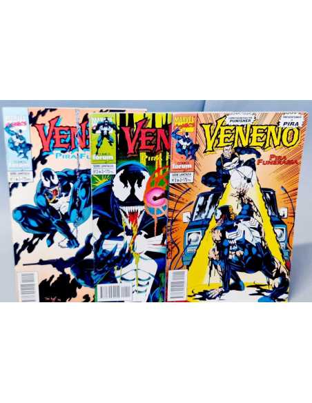 CASI EXCELENTE ESTADO VENENO PIRA FUNERARIA COLECCION COMPLETA FORUM COMICS GRAPA
