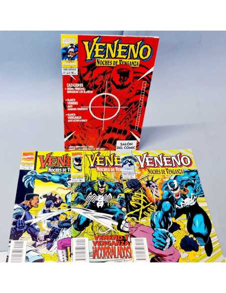 EXCELENTE ESTADO VENENO NOCHE DE VENGANZA COLECCION COMPLETA FORUM COMICS GRAPA