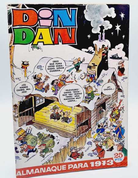 MUY BUEN ESTADO DIN DAN ALMANAQUE PARA 1973 BRUGUERA GRAPA