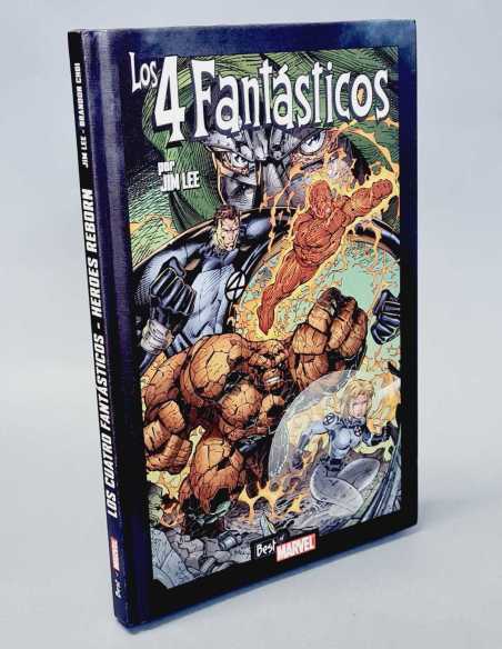EXCELENTE ESTADO LOS 4 FANTASTICOS HEROES REBORN PANINI TAPA DURA BEST OF MARVEL