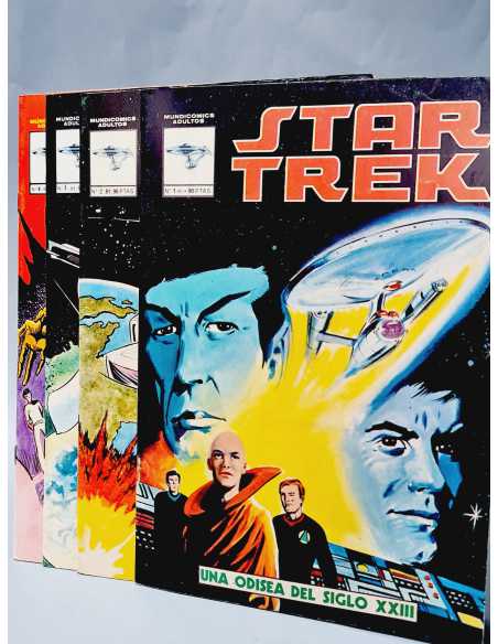 EXCELENTE ESTADO SUELTOS PREGUNTAR STAR TREK CASI COMPLETA 1-2-3-4 VERTICE MUNDICOMICS