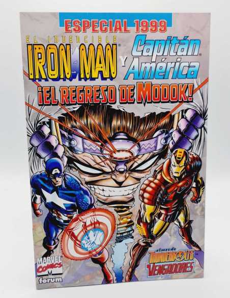 EXCELENTE ESTADO IRON MAN CAPITAN AMERICA ESPECIAL EXTRA 1999 EL REGRESO DE MODOK FORUM COMICS GRAPA