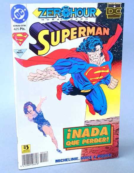 CASI EXCELENTE ESTADO SUPERMAN HORA CERO ESPECIAL MARVEL ZINCO GRAPA EXTRA