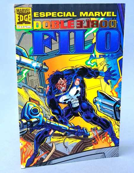 CASI EXCELENTE ESTADO DOBLE FILO ESPECIAL MARVEL EDGE FORUM GRAPA EXTRA